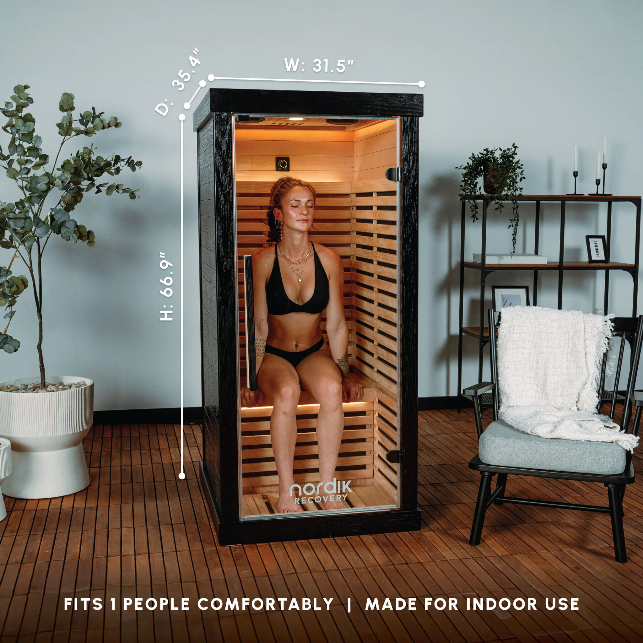 Nordik Recovery 1-Person Infrared Sauna - Image 6