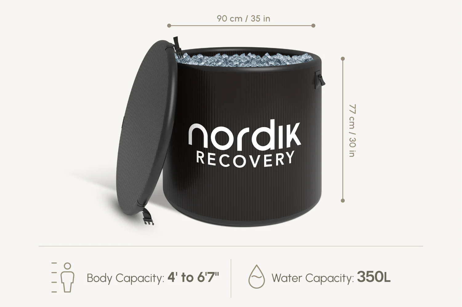 Nordik Recovery Cold Plunge Barrel - Image 3