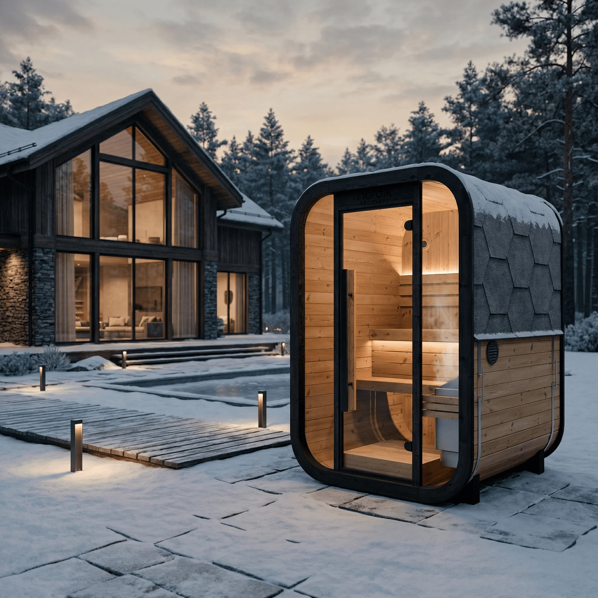 Sanctuary 2-3 Person Outdoor Sauna - Image 13