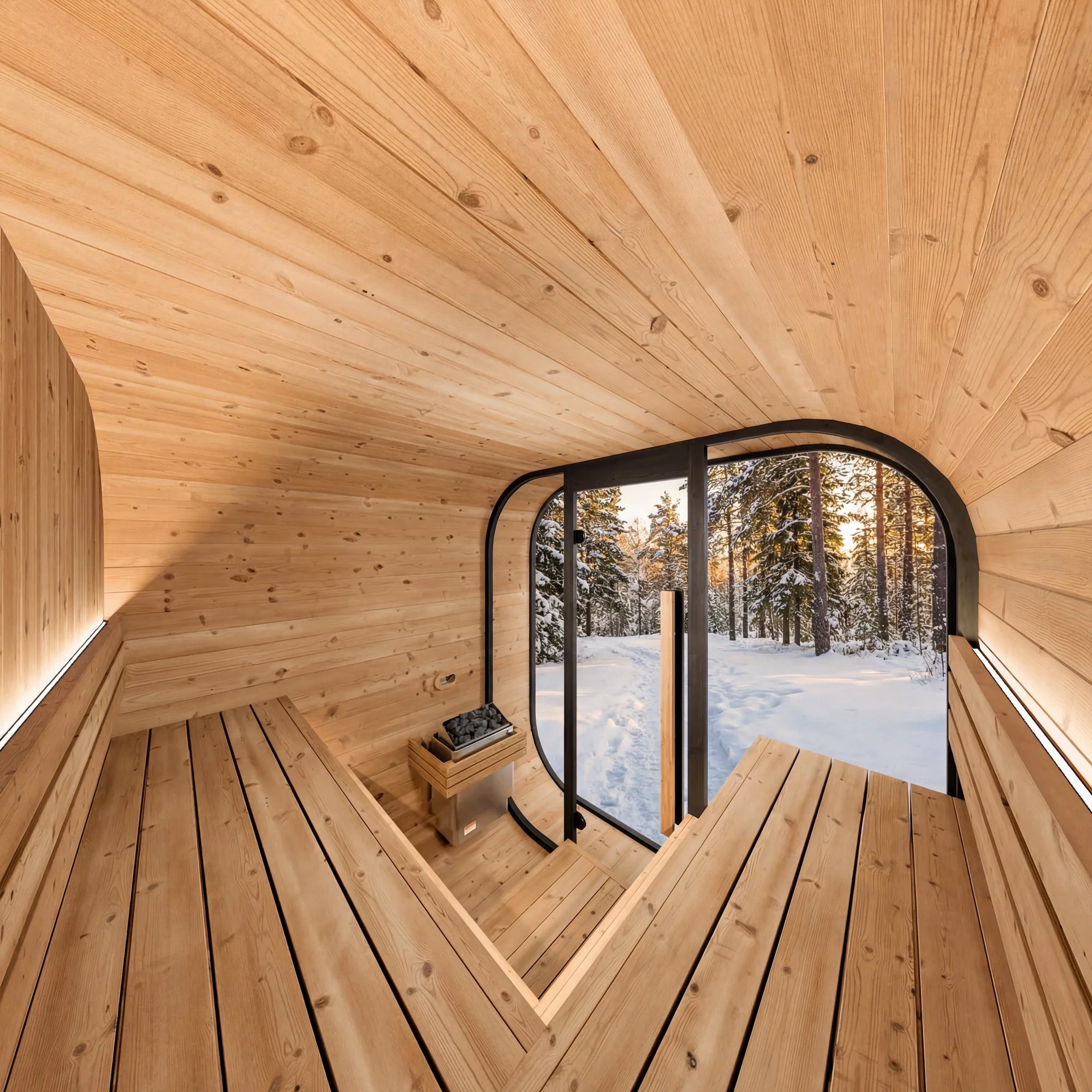 Sanctuary 4-6 Person Outdoor Sauna - Image 12
