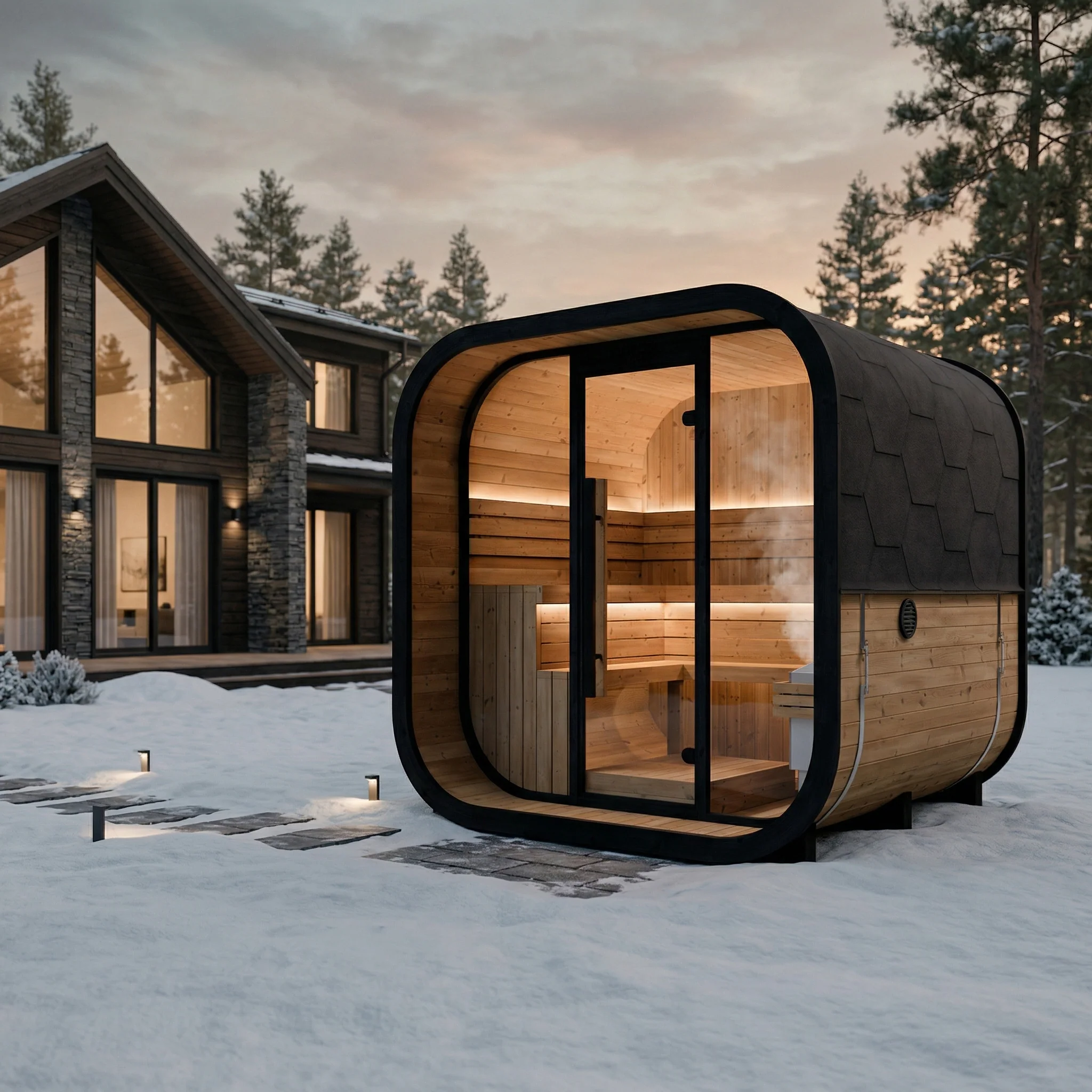 Sanctuary 4-6 Person Outdoor Sauna - Image 13